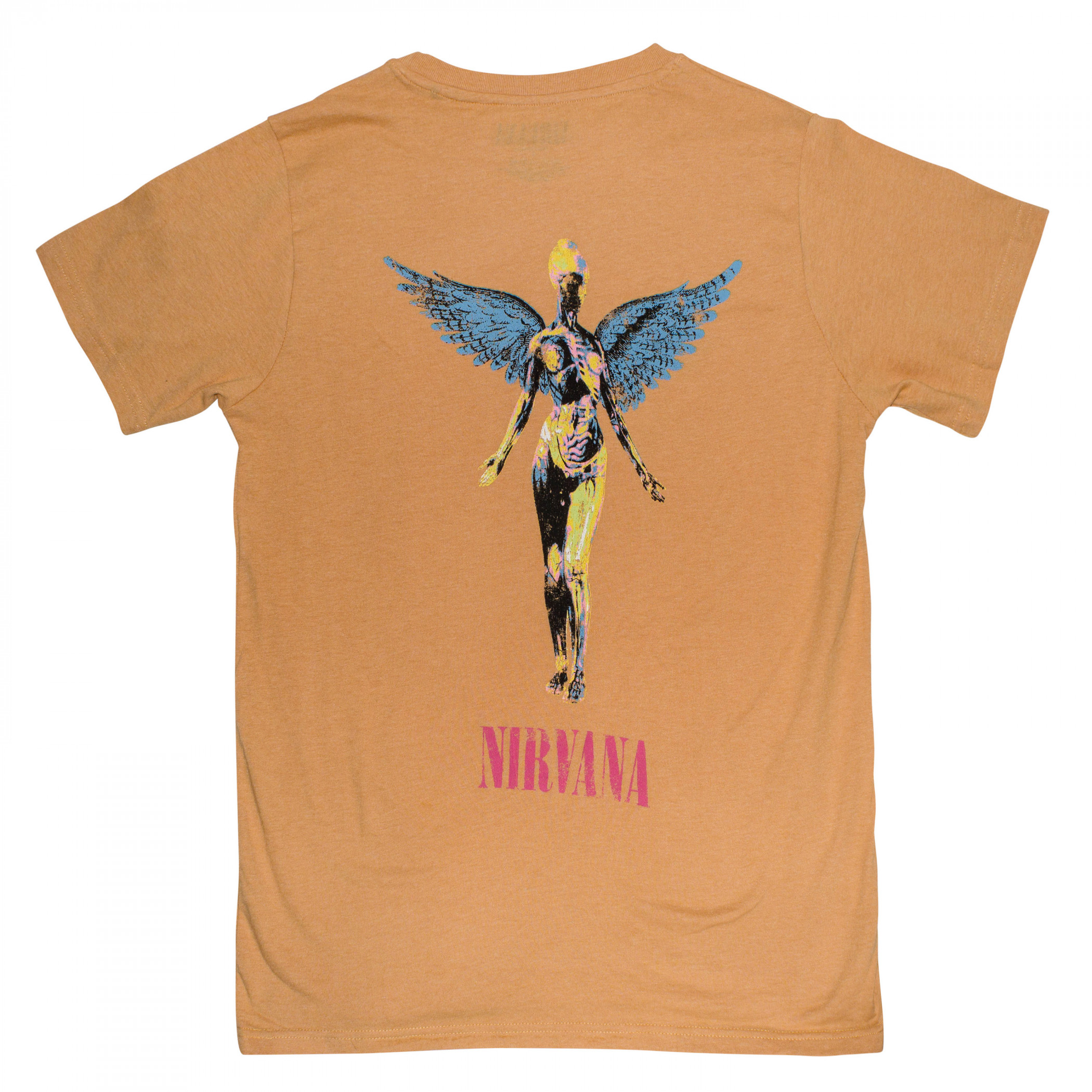 Nirvana In Utero Front and Back T-Shirt Yellow | eBay